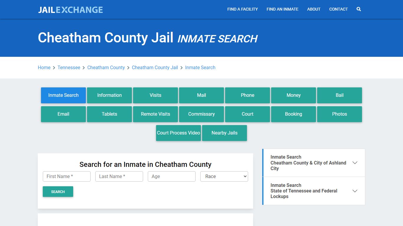 Cheatham County Jail, TN Inmate Search: Roster & Mugshots